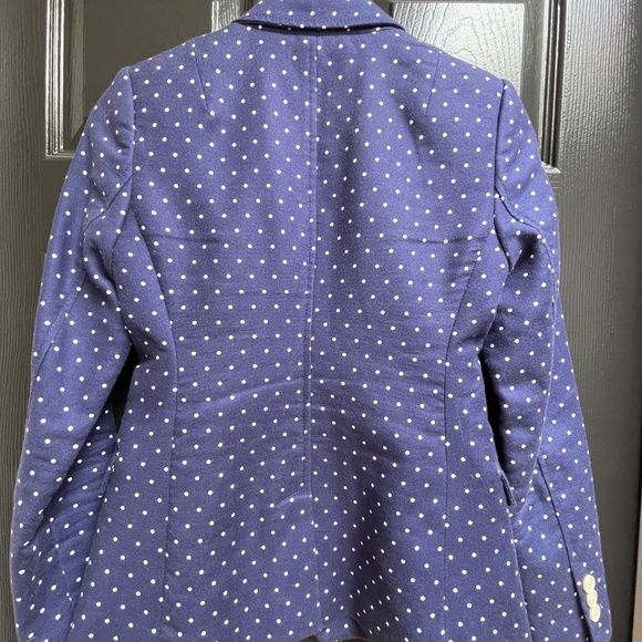 Banana Republic Cotton Polka Dot Blazer 00 like Sézane version - Picture 3 of 5